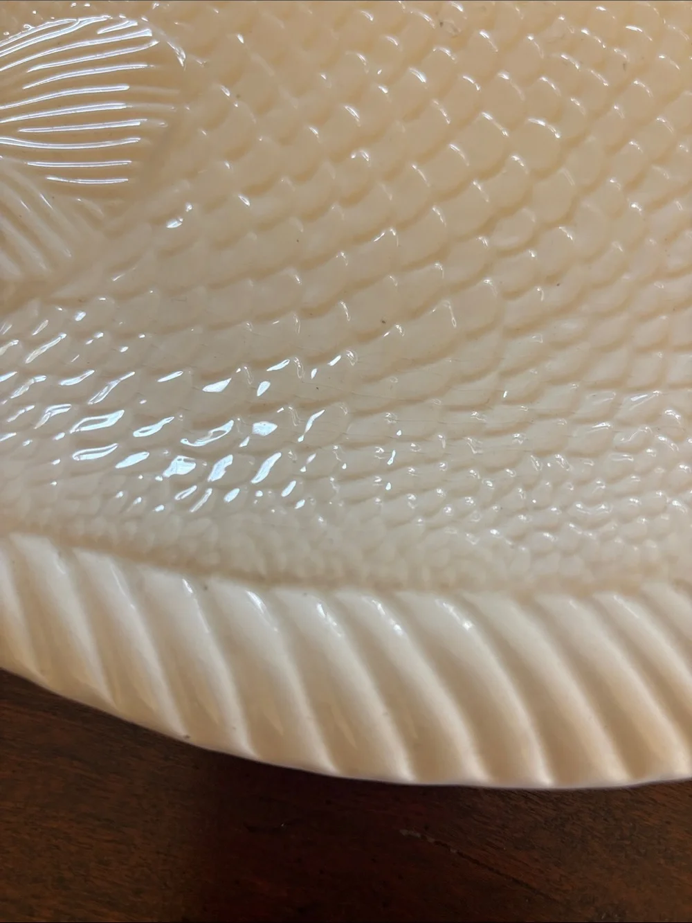 Baum Bros White Fish Plate